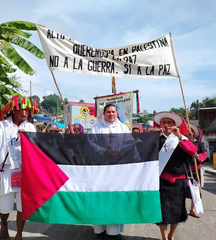 Chiapas mantiene muestras de solidaridad con Palestina