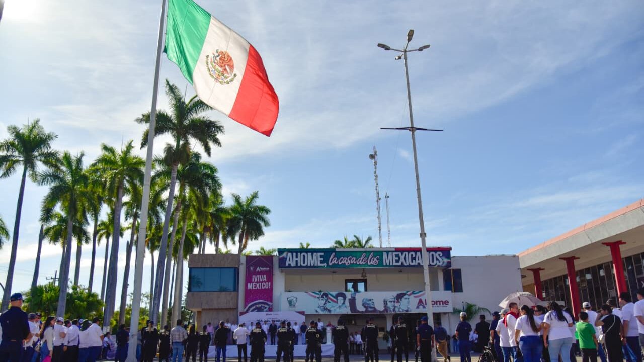Autoridades invitan a las familias ahomenses a los eventos cívicos por el 216 Aniversario de la Independencia de México