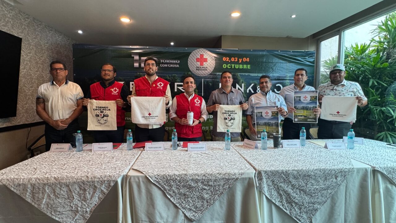 Cruz Roja Los Mochis anuncia su primer torneo de golf con causa