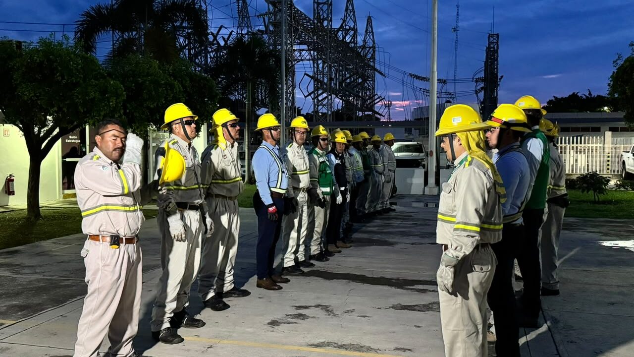 CFE mantiene acciones para proteger la infraestructura eléctrica ante el paso del huracán Polo