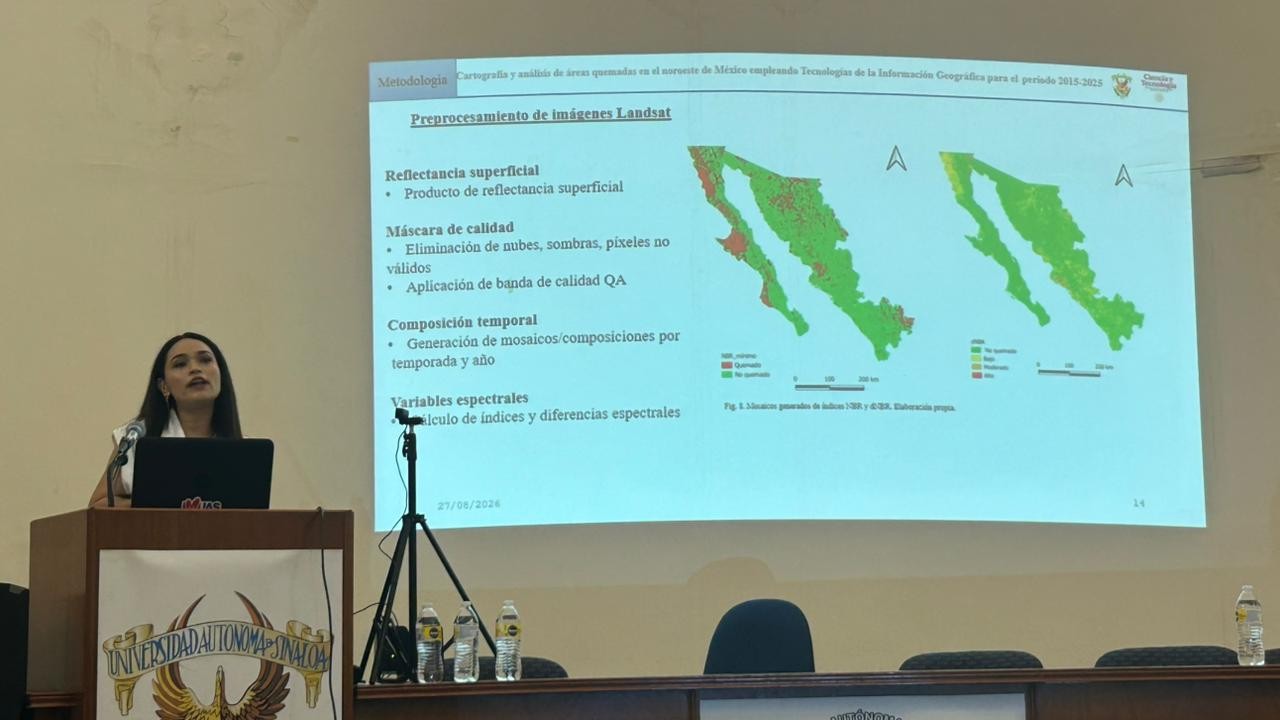 Investigadora de la UAS evalúa impacto de incendios forestales en el noroeste del país