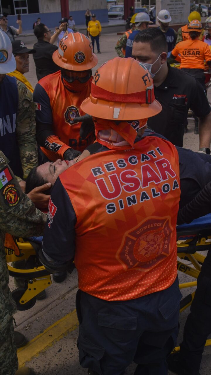 Se activa con éxito Sistema Municipal de Protección Civil ante simulacro de sismo en Ahome