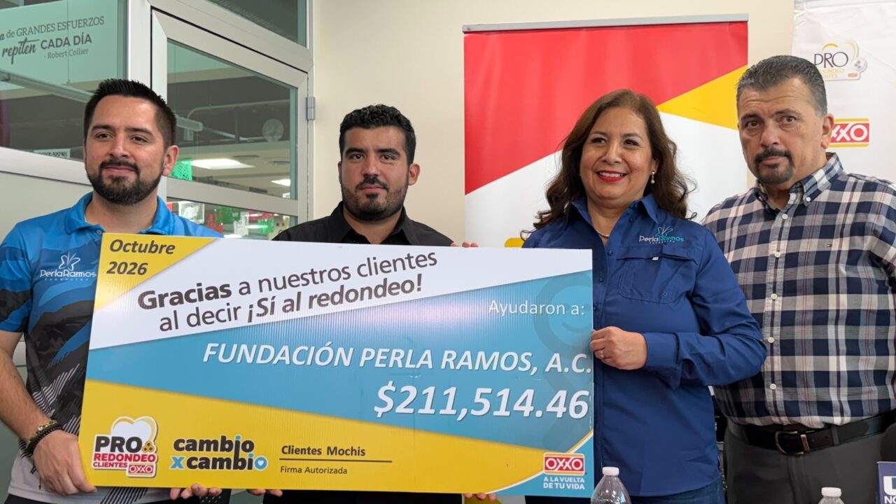 Fundación Perla Ramos recibe donación de más de 211 mil pesos para un comedor comunitario