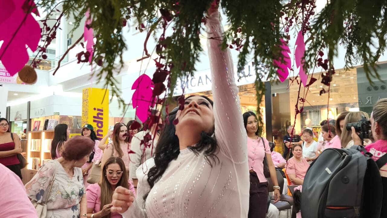 Supera su meta el “Árbol de la Vida Rosa” con una recaudación superior a los 15 mil pesos en Los Mochis