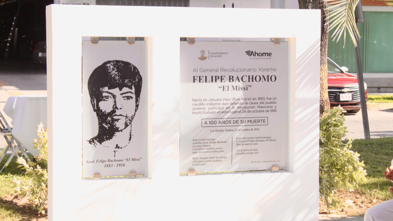 Honran la memoria del general Felipe Bachomo Aki en su 110 aniversario luctuoso