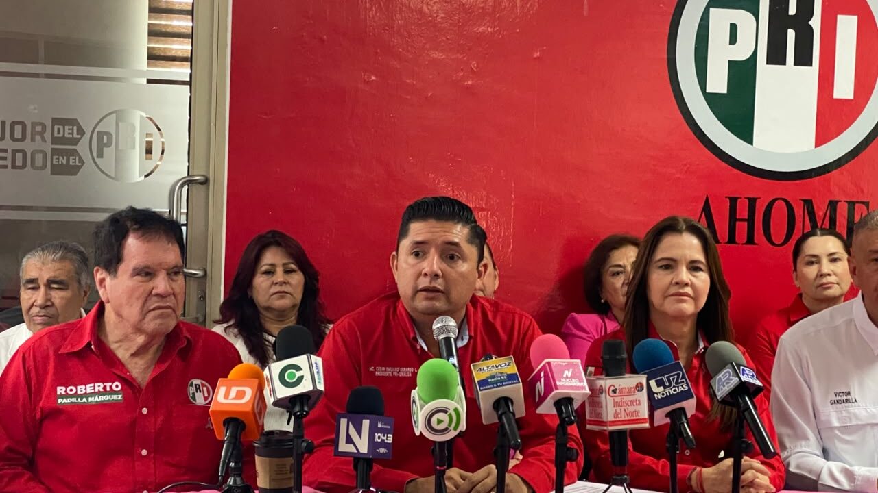 ¿Para cuándo un Plan Sinaloa?: PRI cuestiona seguridad y servicios en el estado