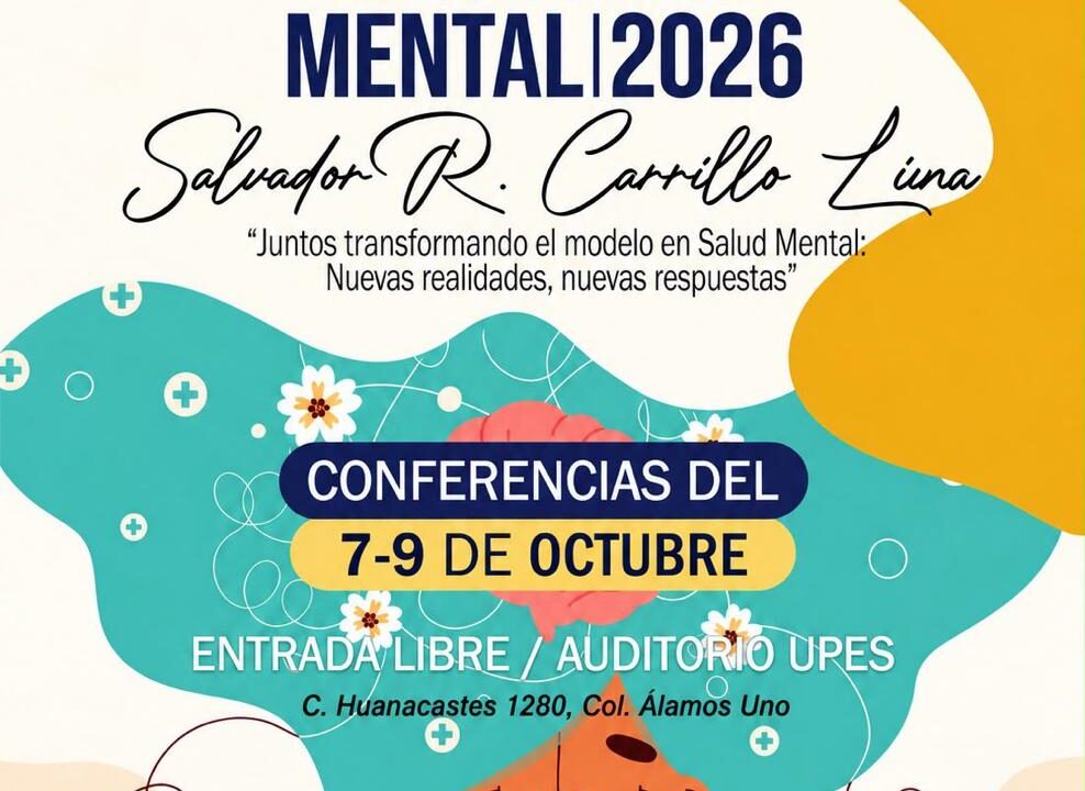 Congreso reunirá a especialistas de Salud Mental en Los Mochis: la entrada será gratuita