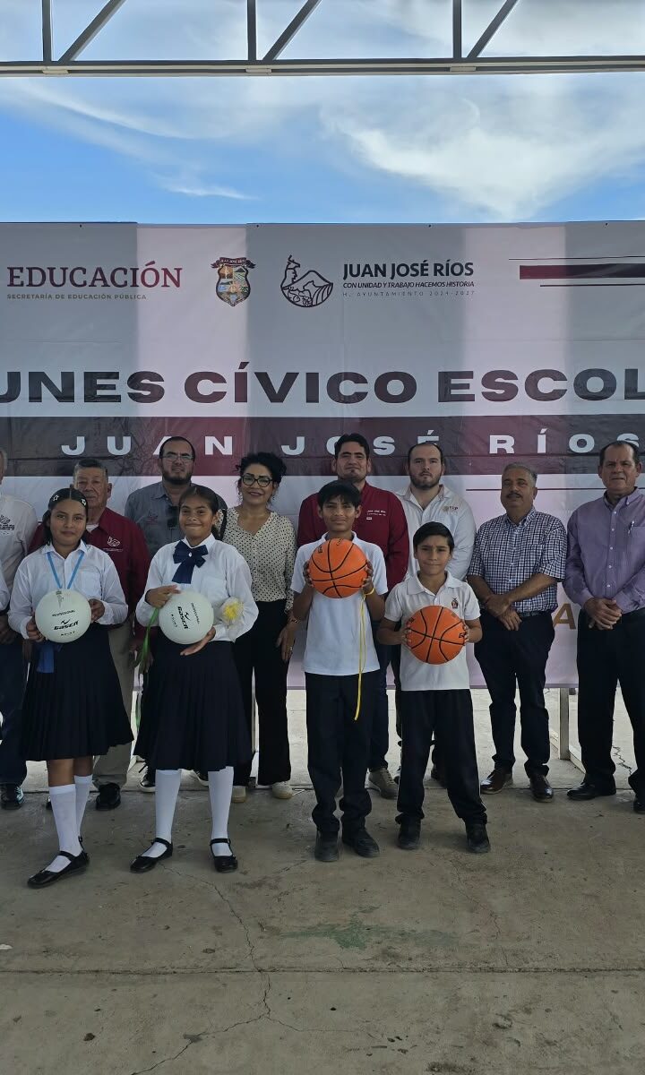 Ayuntamiento de Juan José Ríos promueve los valores cívicos en la Escuela Primaria Cuauhtémoc