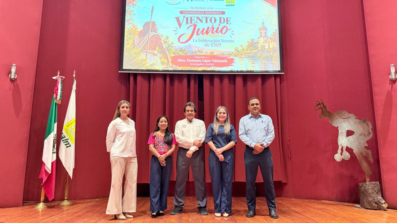 Dir. de Educación lleva a la UAIM conferencia «Viento de Junio, Sublevación Yoreme de 1769»