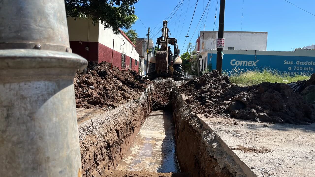 JAPAMA inicia rehabilitación de drenaje sanitario en el sector Centro de Los Mochis