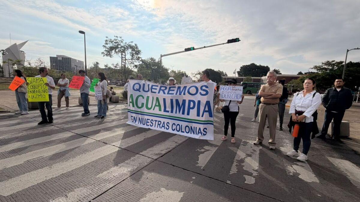 Protestas por agua contaminada continúan en Jalisco