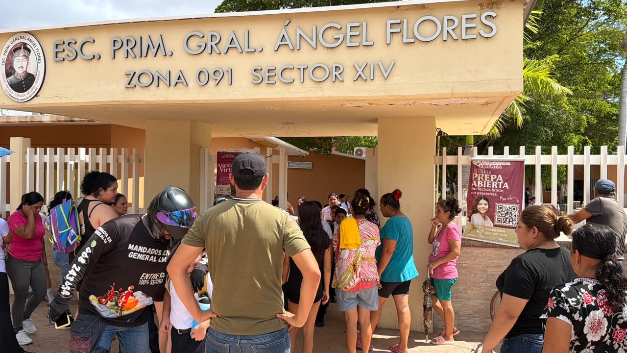 Con subestación provisional primaria General Ángel Flores retoma clases presenciales